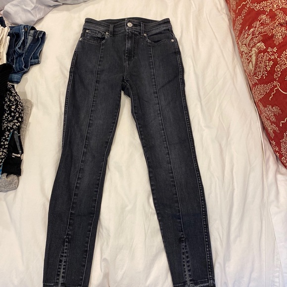7 for all mankind size 24 skinny jeans - Picture 2 of 8